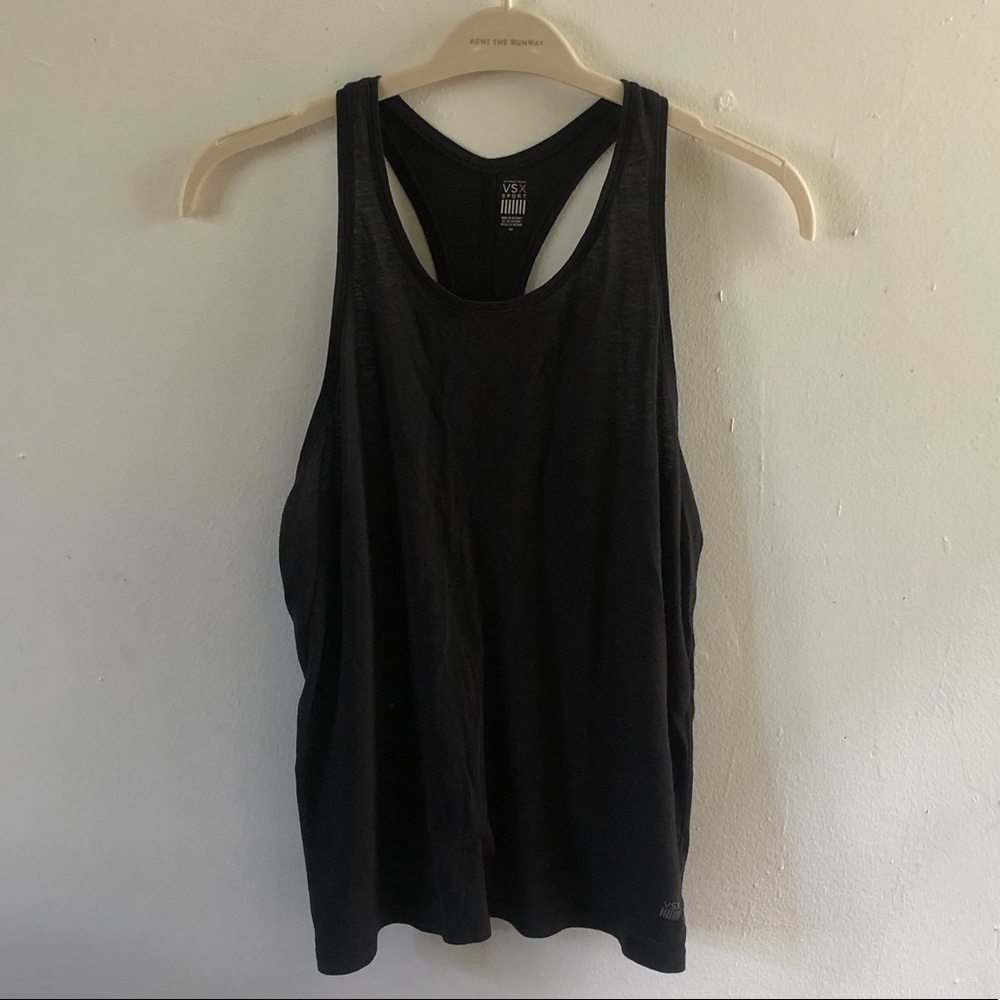 Victoria’s Secret sport black racerback tank sz S